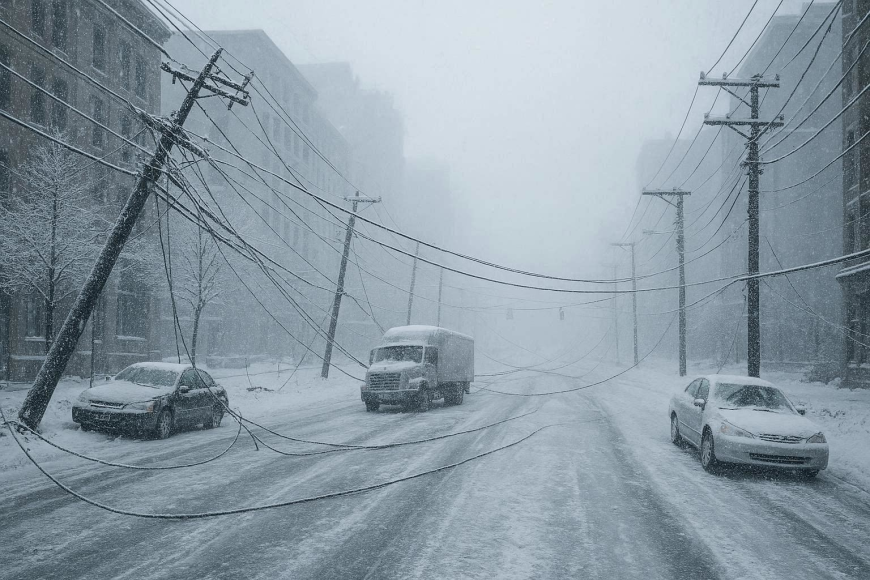 Winter Storm Slams the Midwest and Northeast, Causing Widespread Disruptions and Emergency Warnings